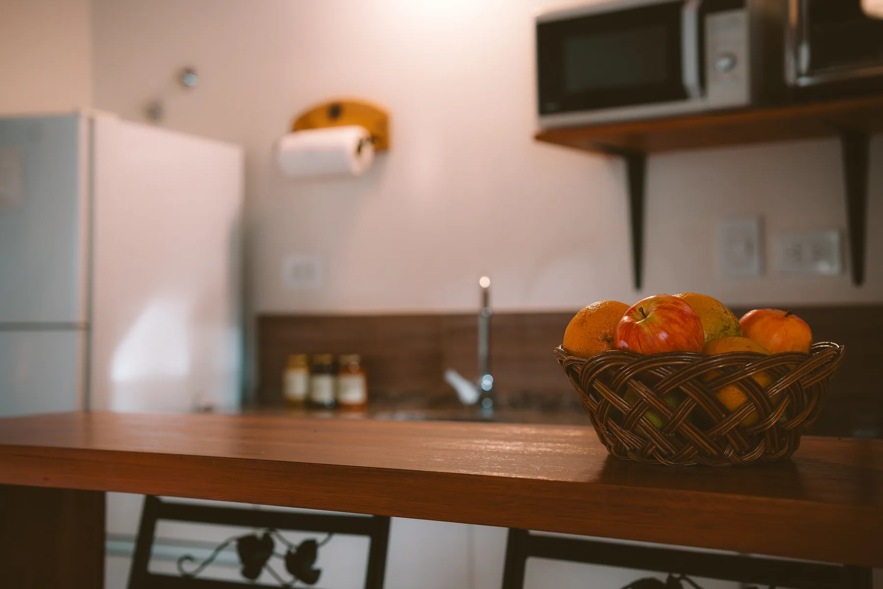 Cocina en cabaña Higuera