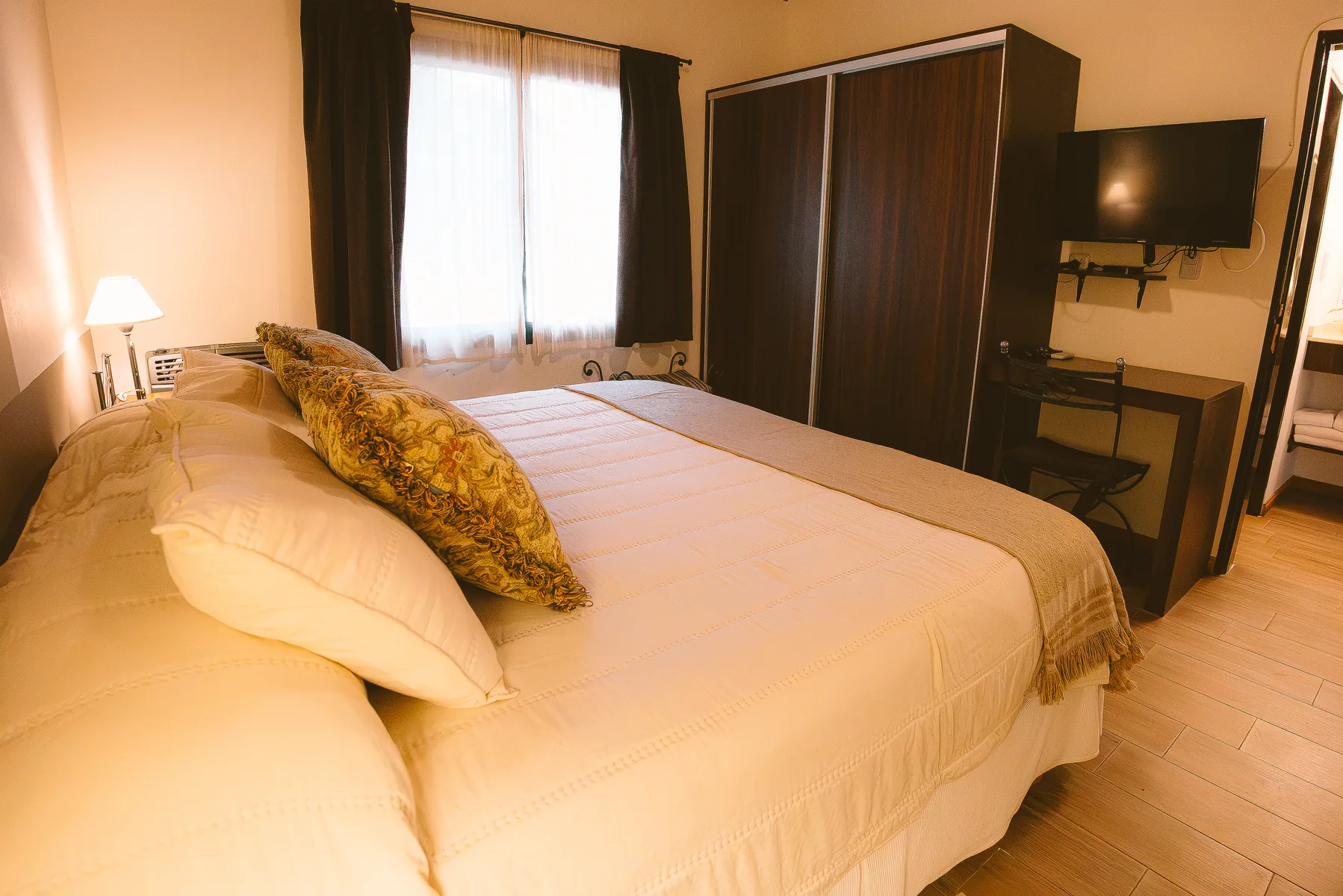 Habitación matrimonial de Cabaña Butia