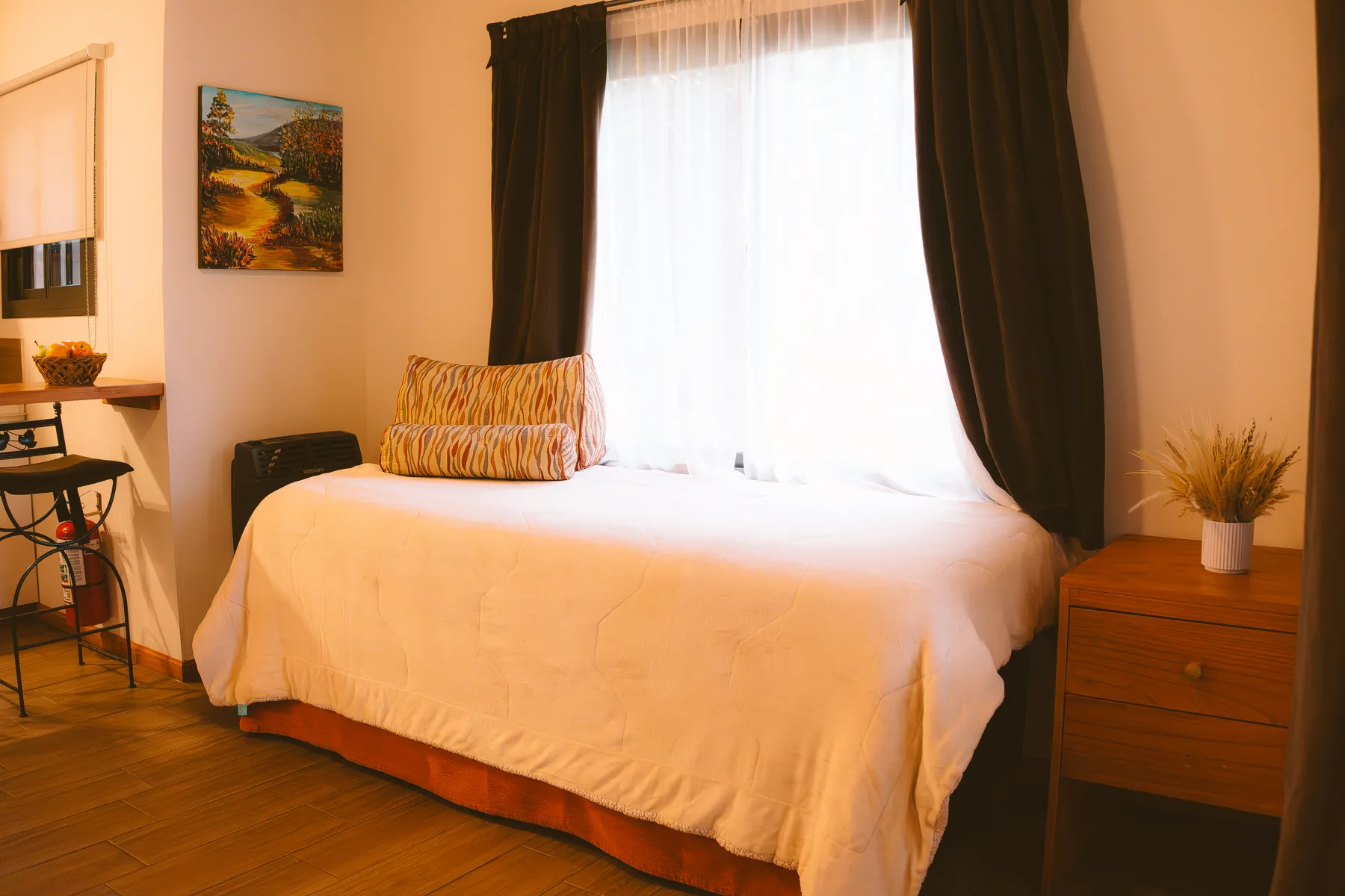 cabaña-butia-living-cama