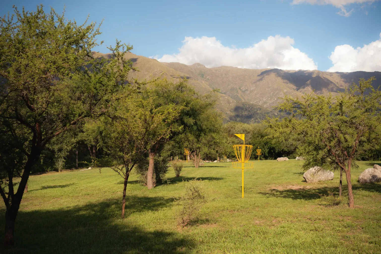 Frisbee en las sierras