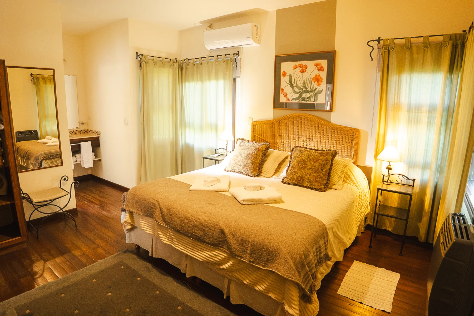 habitacion-antebaño-cabaña-mora