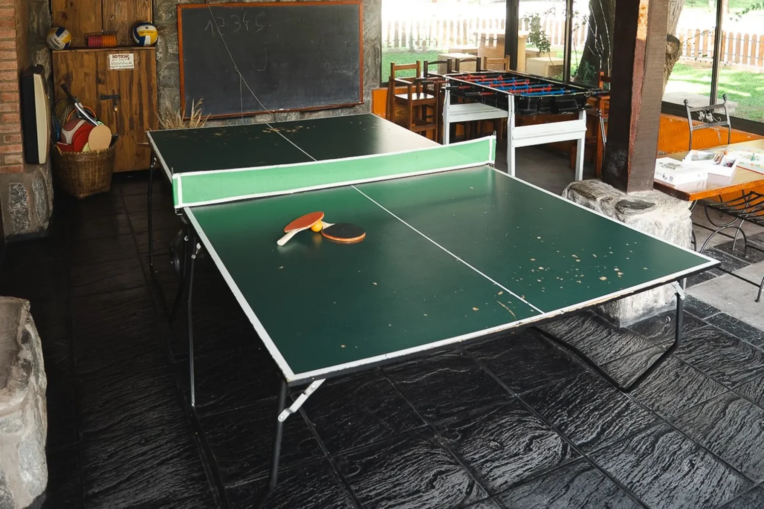 Mesa de ping pong en La Quinta Resort