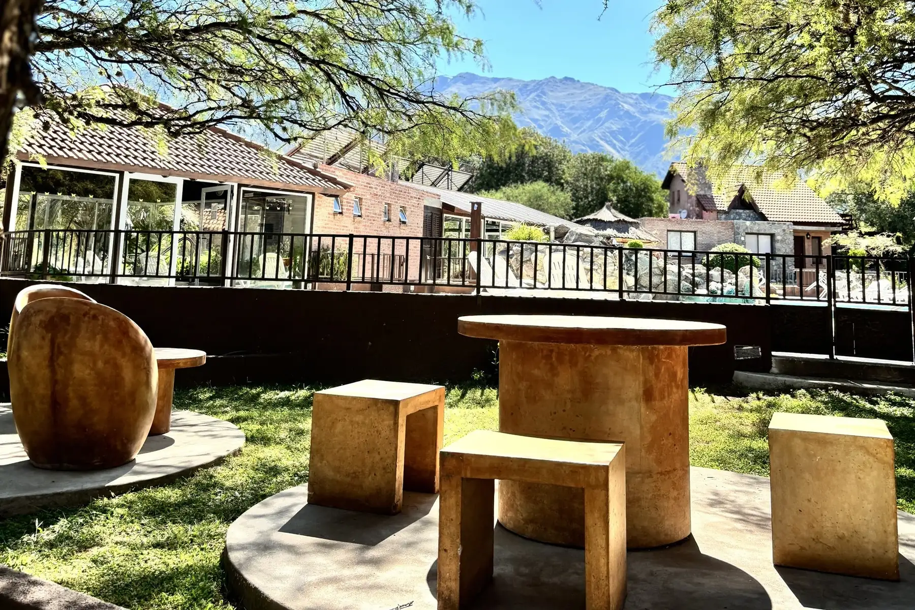 Living para descansar al aire libre en Merlo, San Luis