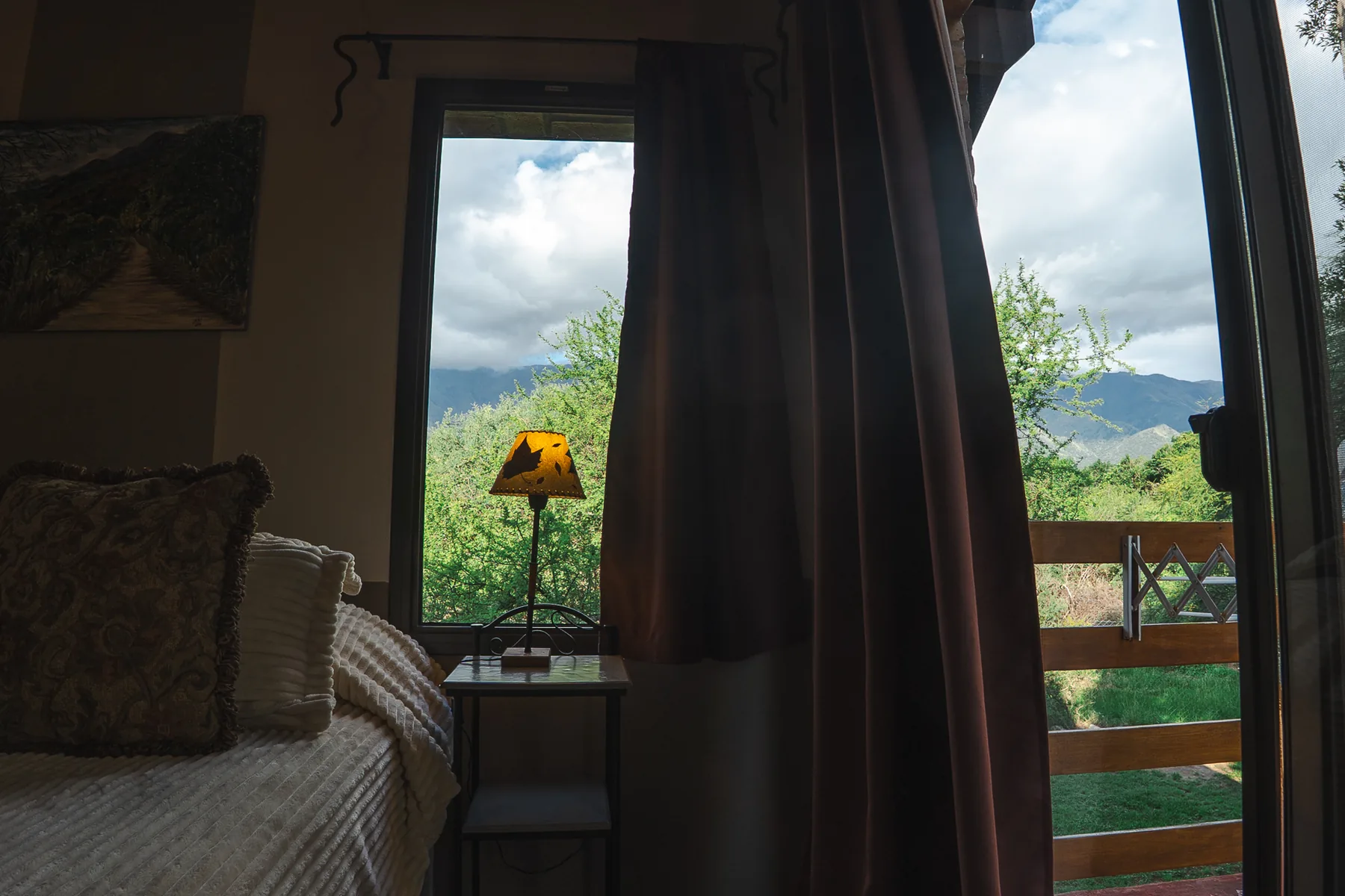 vista-habitacion-cabaña-boysen