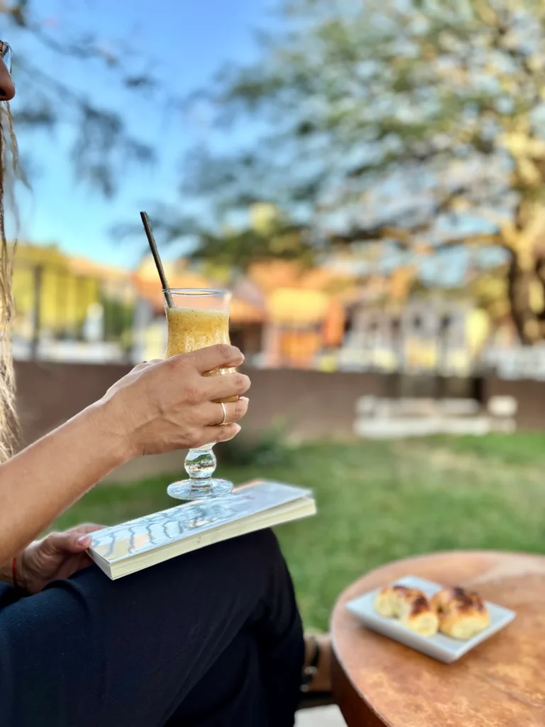 Trago en el parque de La Quinta Resort